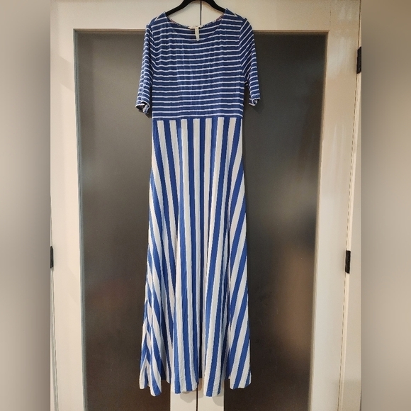 Matilda Jane The Road Ahead Striped Maxi Dress with Pockets - Picture 1 of 13